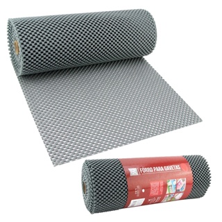 Forro Para Gavetas e Armários de Cozinha Antiderrapante Closet ou Jogo Americano - Rolo 30cm x 460cm