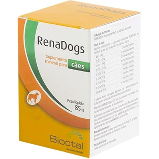 Suplemento Mineral Candioli RenaDogs Tratamento Renal 85g