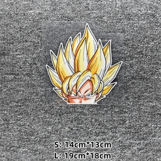 Dragon Ball Z Goku 3D Gradiente Adesivo de Carro Vegeta Adesivos