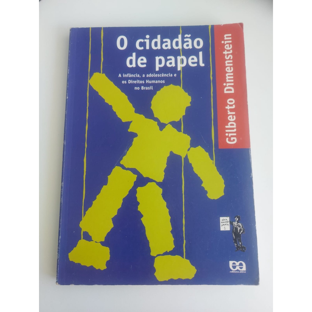 Livro O Cidadão de Papel - Gilberto Dimenstein | Shopee Brasil