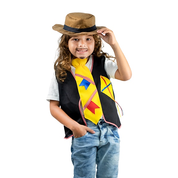 Traje festa best sale junina masculino infantil