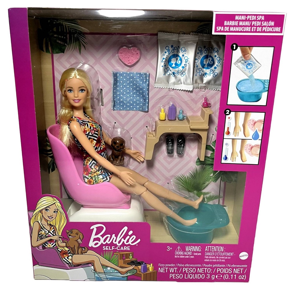 Boneca Articulada - Barbie Dia de Spa - Máscara Brilhante - Mattel