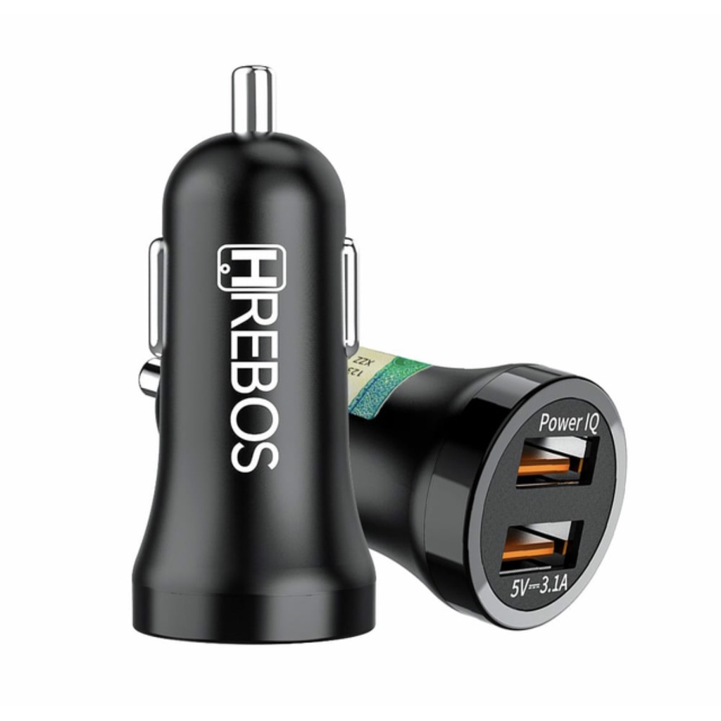 Carregador Veicular Rápido Duplo Usb Para Celular