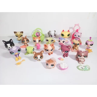 Lote Coleção Littlest Pet Shop e Acessórios