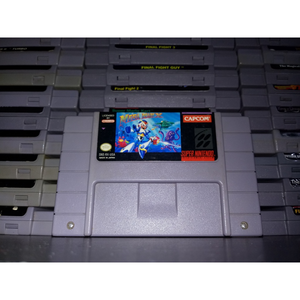 Cartucho - Fita Mega Man X Original Super Nintendo Snes