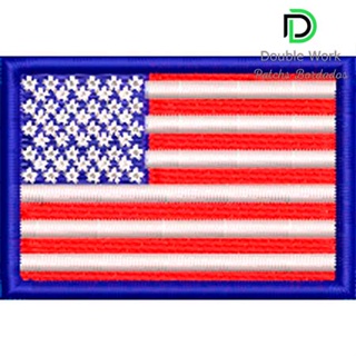 Patch Bandeira do Estados Unidos - 8x5 cm