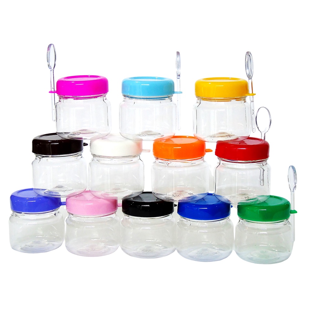 40 Potinhos 40g com colher, Lembrancinhas, Mel, Geleia, Brigadeiro Gourmet