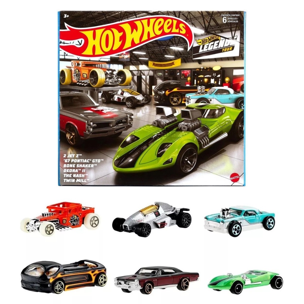 Hot Wheels Legends Tour Box Bone Shaker Deora Twin Mill 6 Un E
