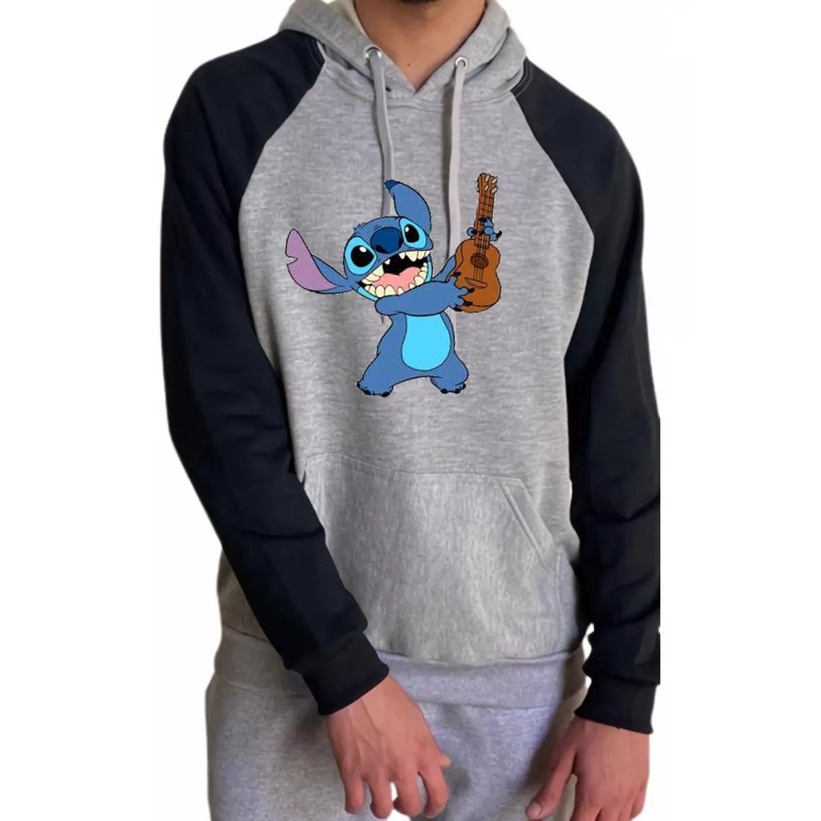 Blusa Moletom Lilo And Stitch Coala Fofo Animado Capuz Com Bolso Anime Shopee Brasil 3801