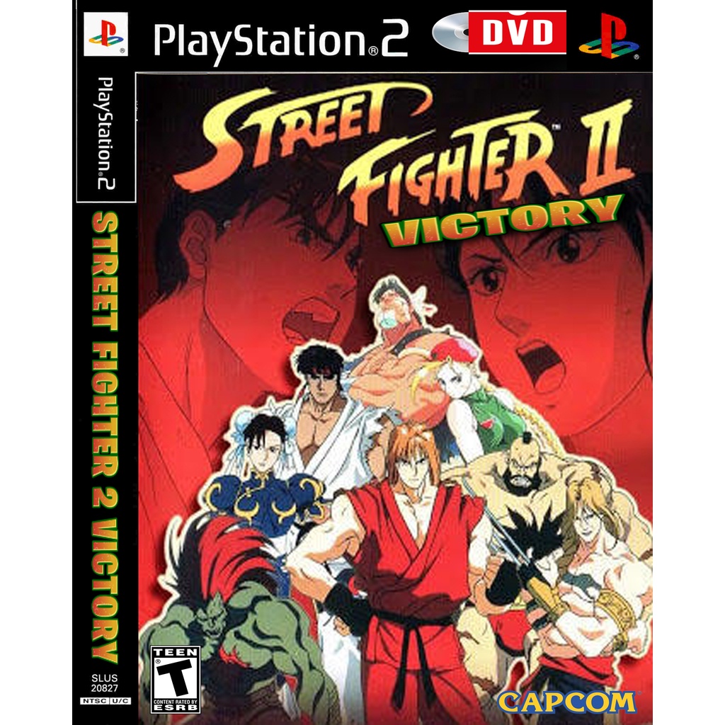 Box Dvd Street Fighter 2 Victory Dublado