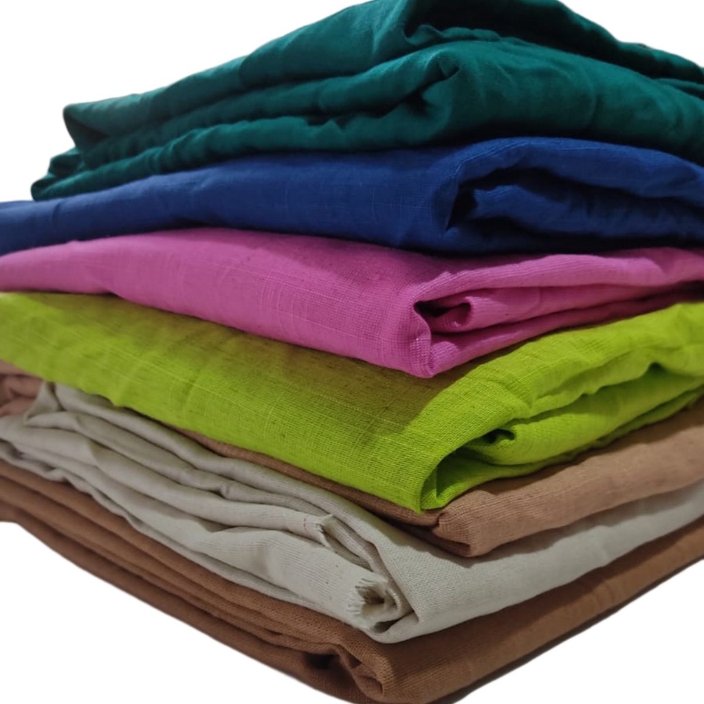 1kg Tecido Viscose, Viscolinho e Linho Lisa no Retalho Rendimento 3,2 a 4 Metros por KG