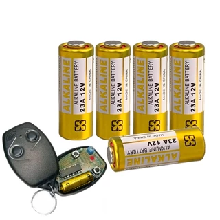 Pilha Bateria 23a e 27a 12v Para Controle Alarme de Portão Eletronico