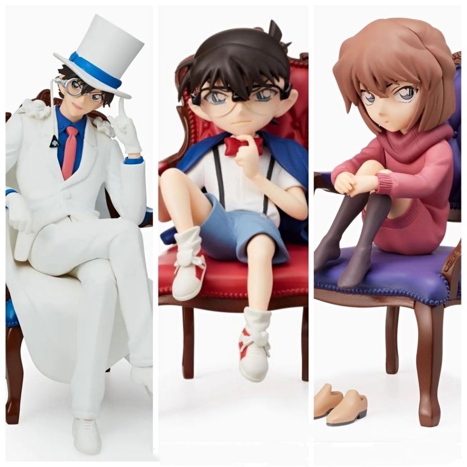ins Anime Detective Edogawa Conan Haihara Ai Kaito Cadeira De Ladrão
