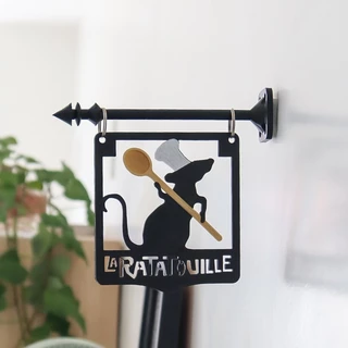Placa Decorativa Filme Ratatouille - Disney Pixar