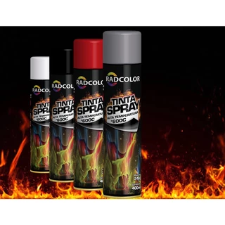 Tinta em Spray alta temperatura 400ML Radcolor - Diversas Cores
