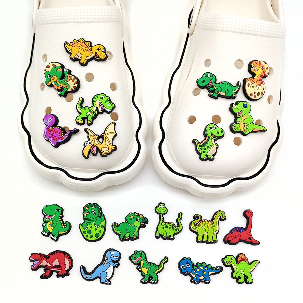 Dinossauros Encantos Para Calçados Decoração croc charms jibz , Pinos ...