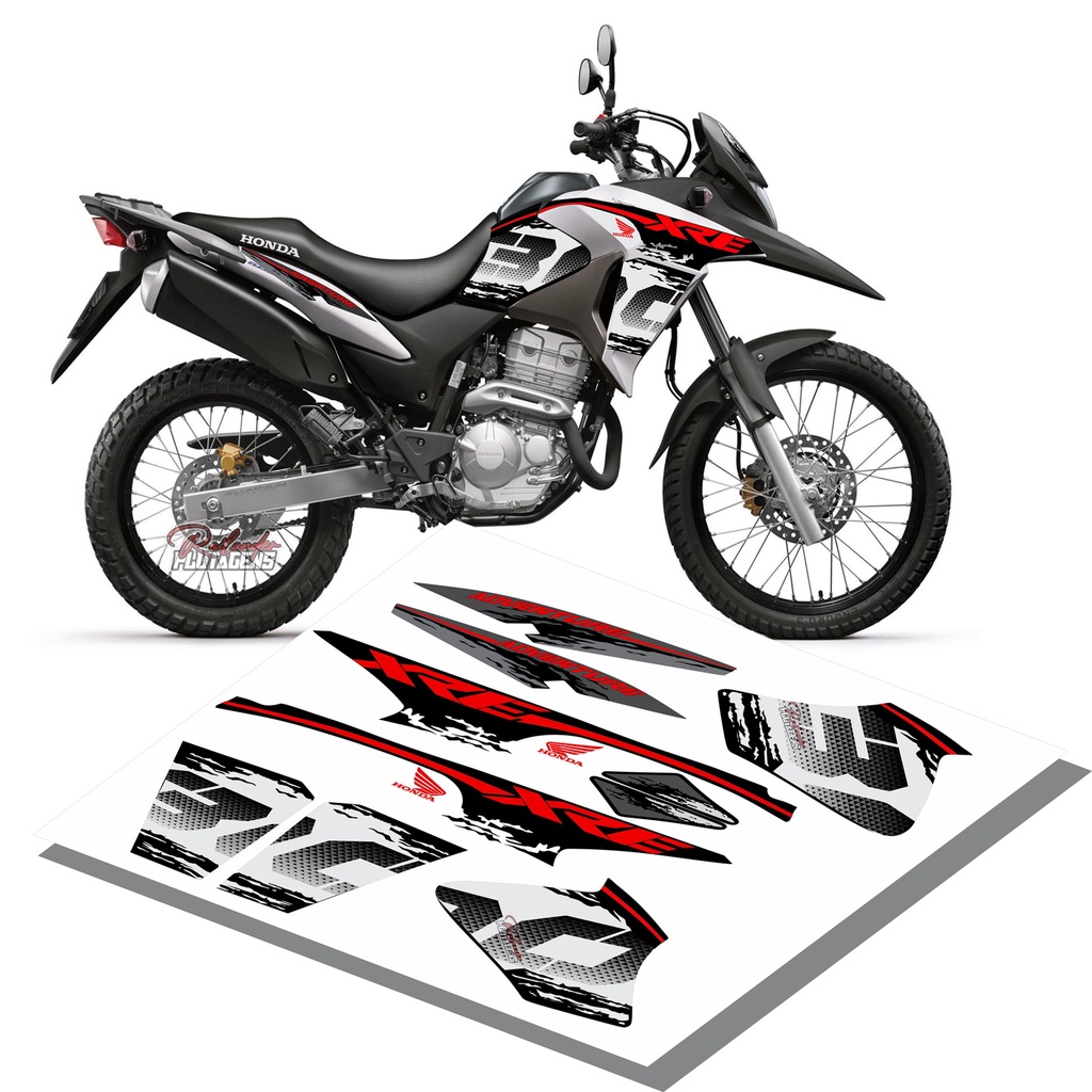 Kit Faixas Adesivos XRE 300 Adventure 2020 ADAPTADA Para XRE 300 2018
