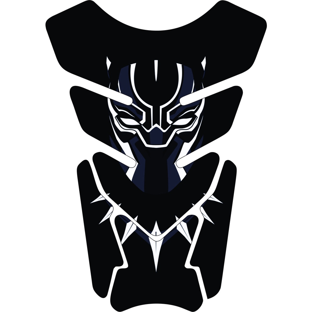  Protetor De Tanque Moto Resinado Tankpad Universal Pantera Negra Wakanda Marvel Avengers varios modelos