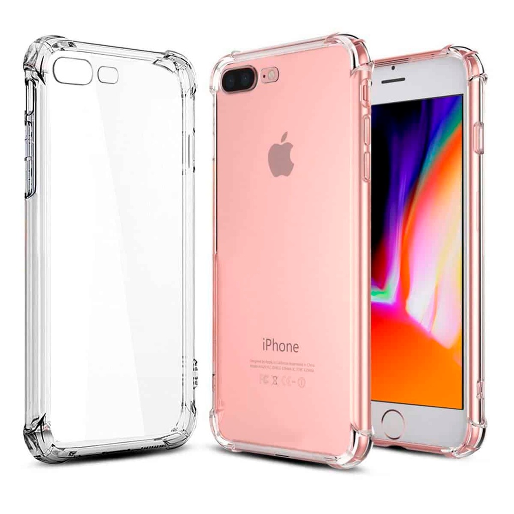 Capa Case Anti-Shock TPU Resistente Transparente Iphone 8 PLUS | Shopee ...