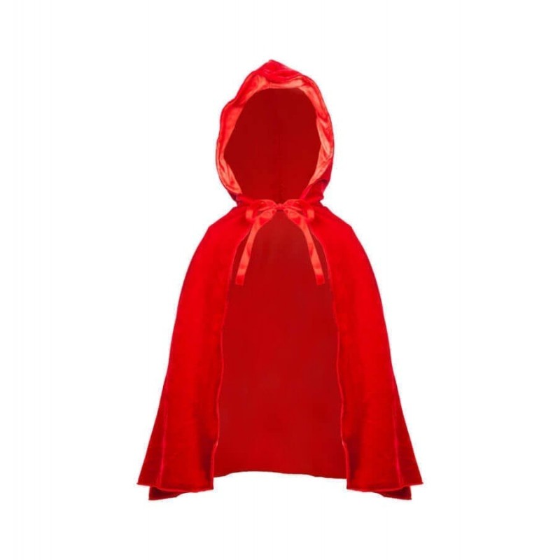 Vestido festa infantil da chapeuzinho vermelho e capa vermelha