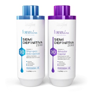 Kit Escova Semi Definitiva Zero 2x1L Forever Liss