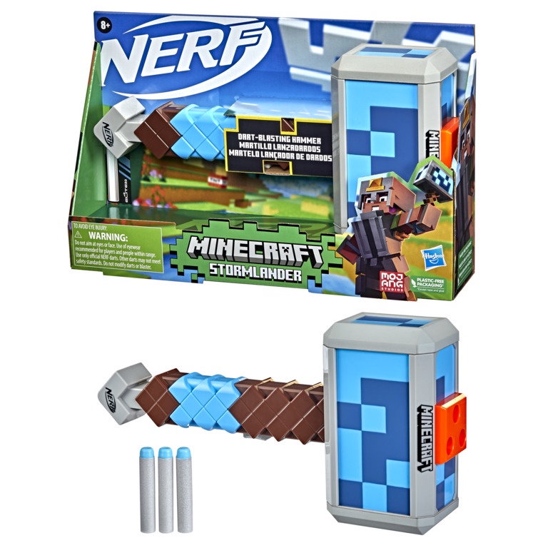 Nerf Minecraft Sox Schilling - Hasbro F4735 | Shopee Brasil