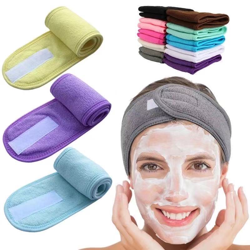 Headband Facial Ajustável para Mulheres, Headband Spa, Faixa de