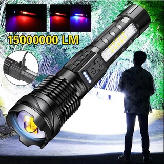 lanterna super potente lanterna tática indestrutível 4 em 1 lanterna tática militar x900 laser militar de cabeça 50000000 Holofotes lanterna laser acampamento