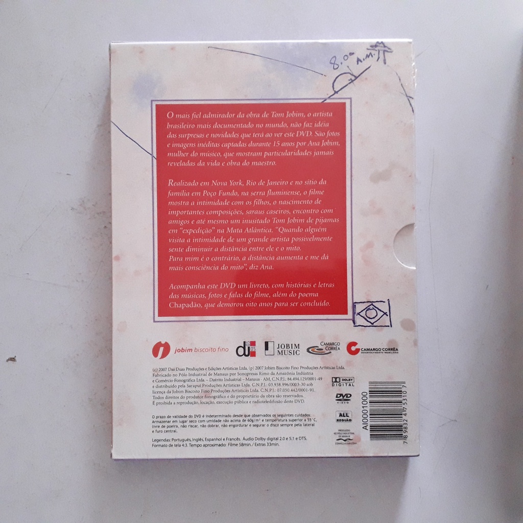 DVD + Livro A Casa Do Tom - Mundo Monde Mondo - Ana Jobim