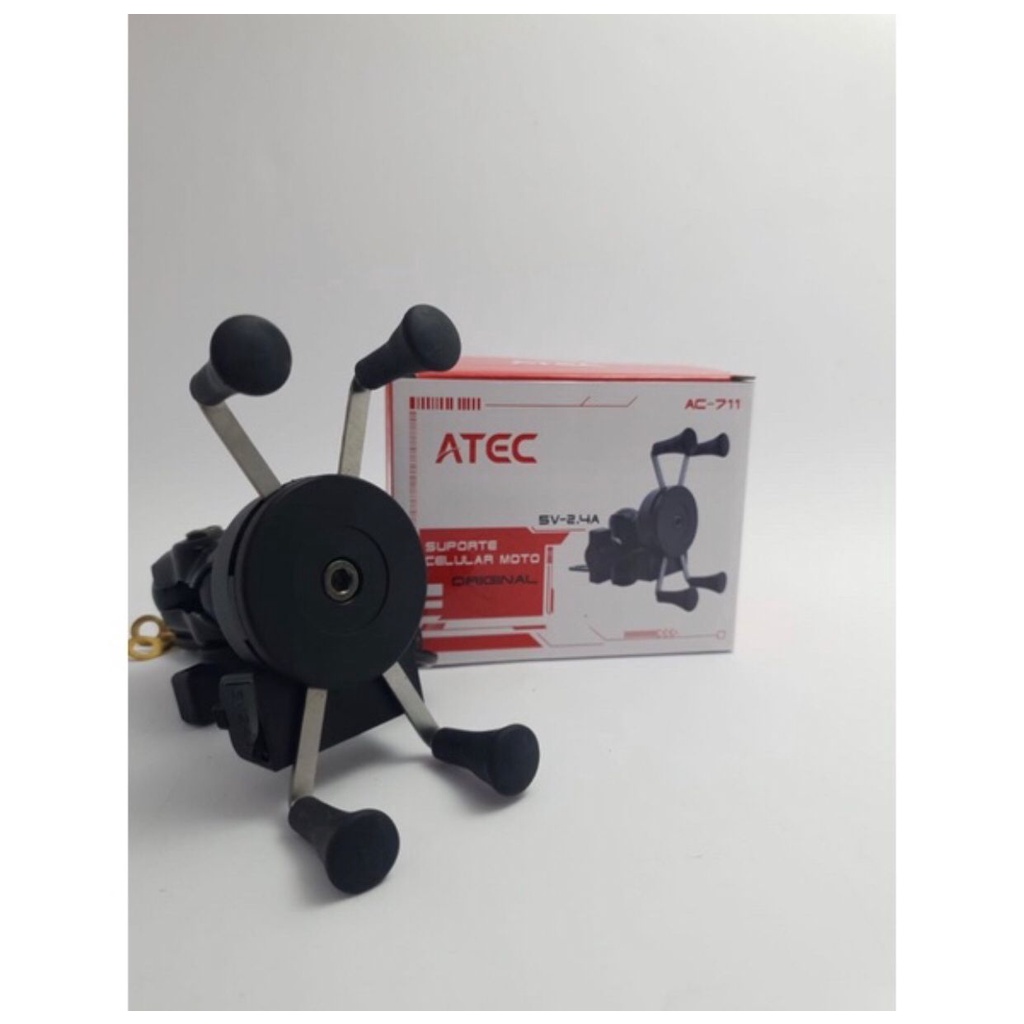 Suporte celular com carregador Atec AC-711