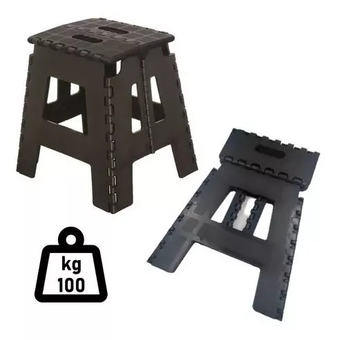 Banquinho Plástico Infantil Banco Dobrável Multiuso