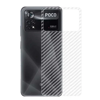Película Skin Verso Fibra de Carbono para Poco X4 Pro