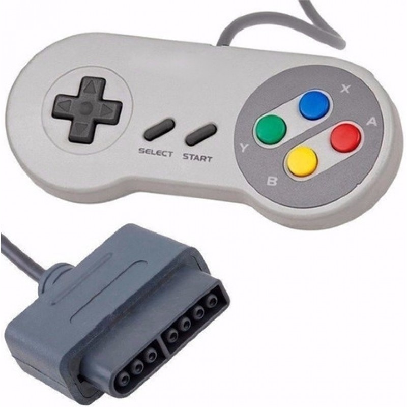 Controle Super Nintendo Snes Joystick | Shopee Brasil