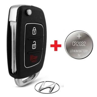 Chave Canivete Carcaça Hyundai HB20 HB20x HB20s 2012 a 2019 + Bateria em Oferta na Shopee