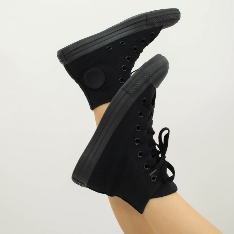 Converse all star todo hot sale preto