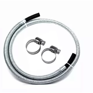 Mangueira Flexível Aço Fogão/cooktop + 2 Abraçadeiras