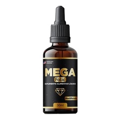 Mega Folic 30ml Acabe Com Os Fios Brancos Original 1 Frasco