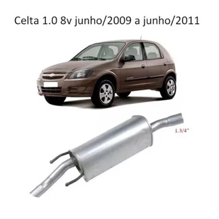 Escapamento Silencioso Celta 1.0 8v Junho/2009 A Junho/2011