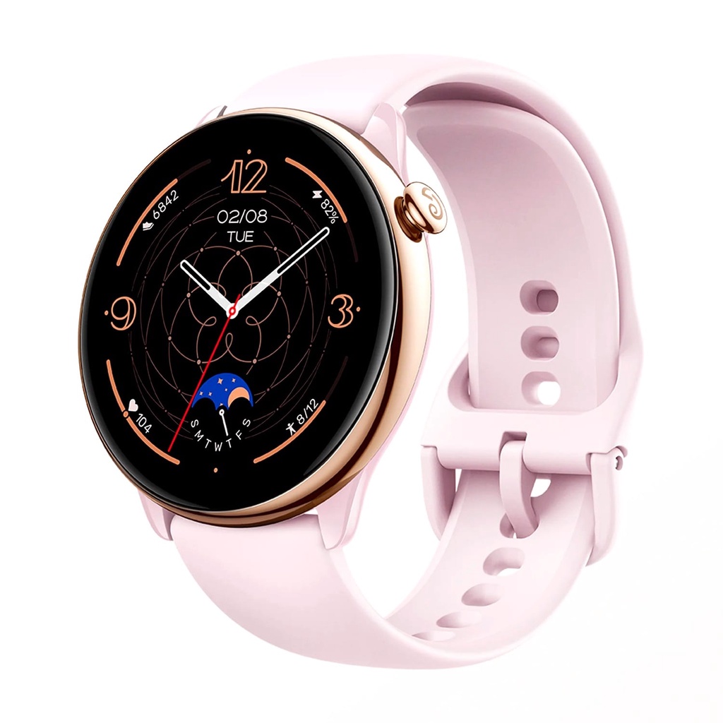 Relogio Amazfit Gtr Mini A2174 Misty Pink Tela 1.28'' Hd Amoled Novo