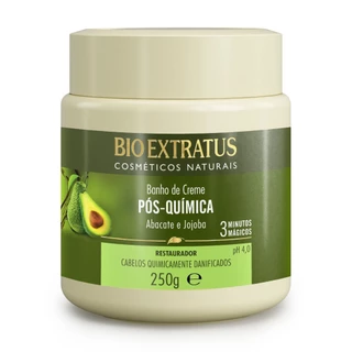 Banho de Creme Pós-Química BioExtratus - 250g Tratamento Restaurador