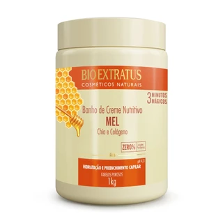 Banho de Creme Mel Bio Extratus - 1Kg Preenchimento e Hidratação