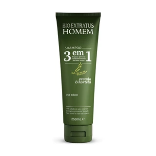 Shampoo 3 em 1 Masculino Bio Extratus - 250mL