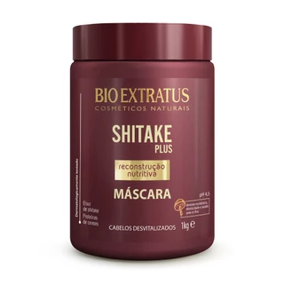 Máscara Shitake Plus Bio Extratus - 1Kg Reconstrução Nutritiva