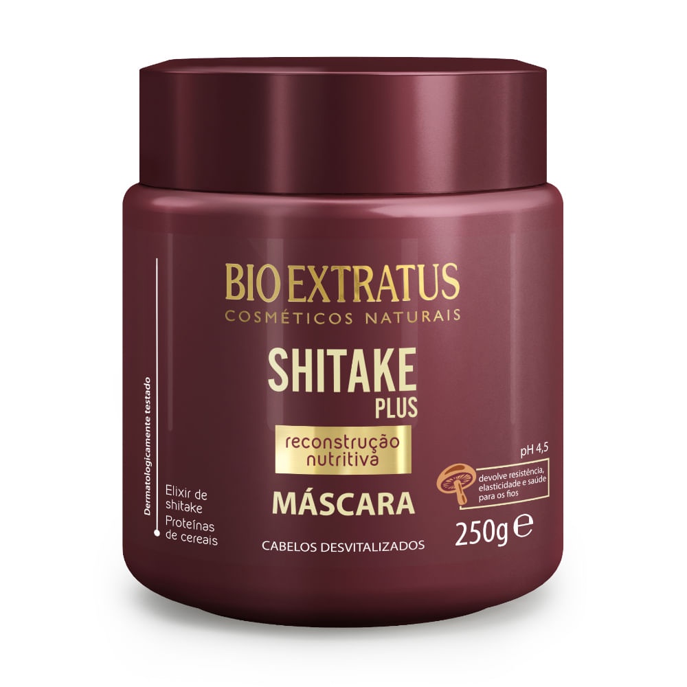 Máscara Shitake Plus Bio Extratus Reconstrução Nutritiva - 250g