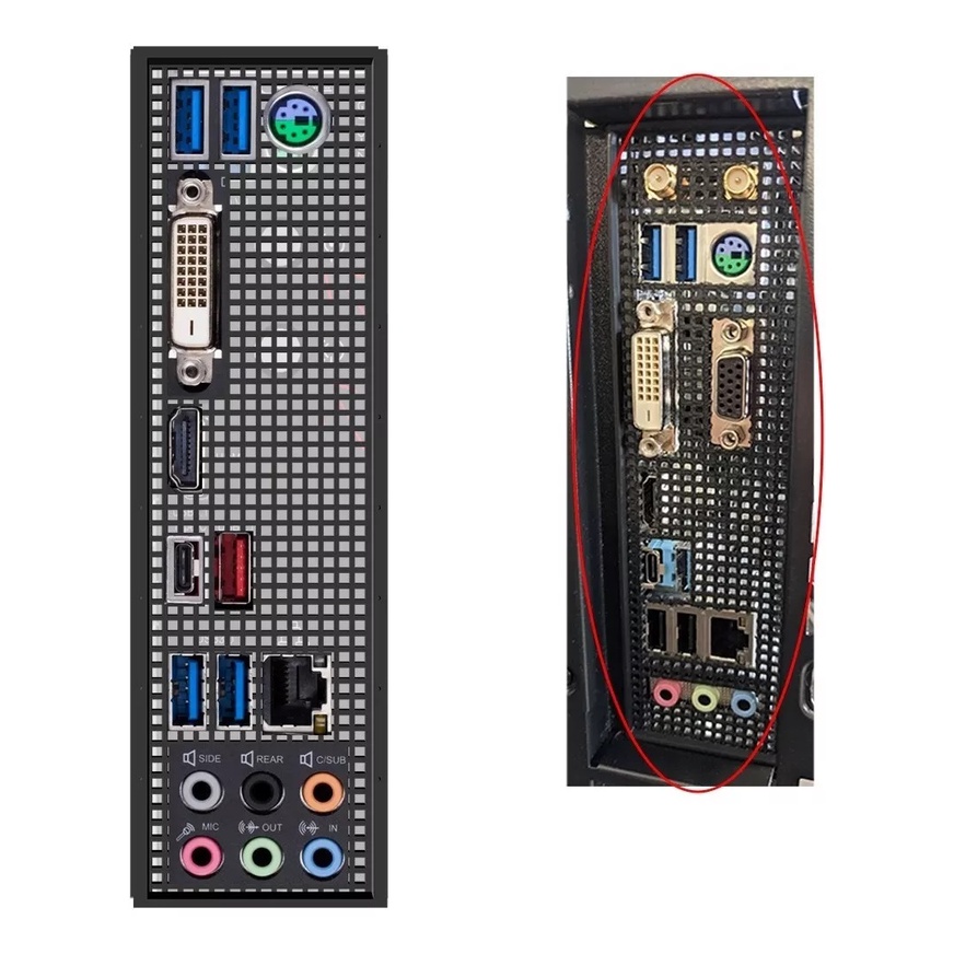 Espelho Universal para Gabinete de PC Backplate Todas Marcas