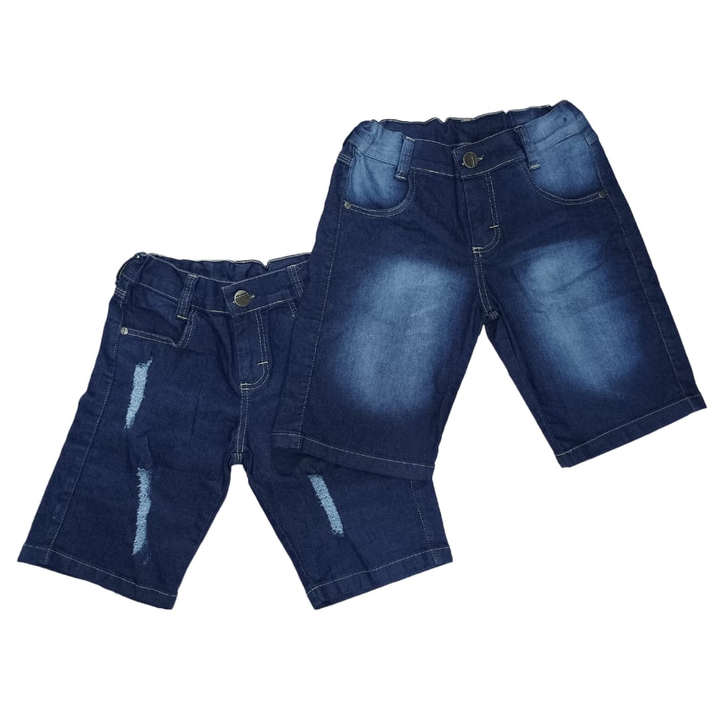 Shorts Juvenil Look Jeans Sport Jeans Moletom - Compre Agora