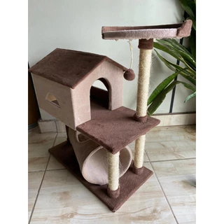 casinha para gatos com túnel