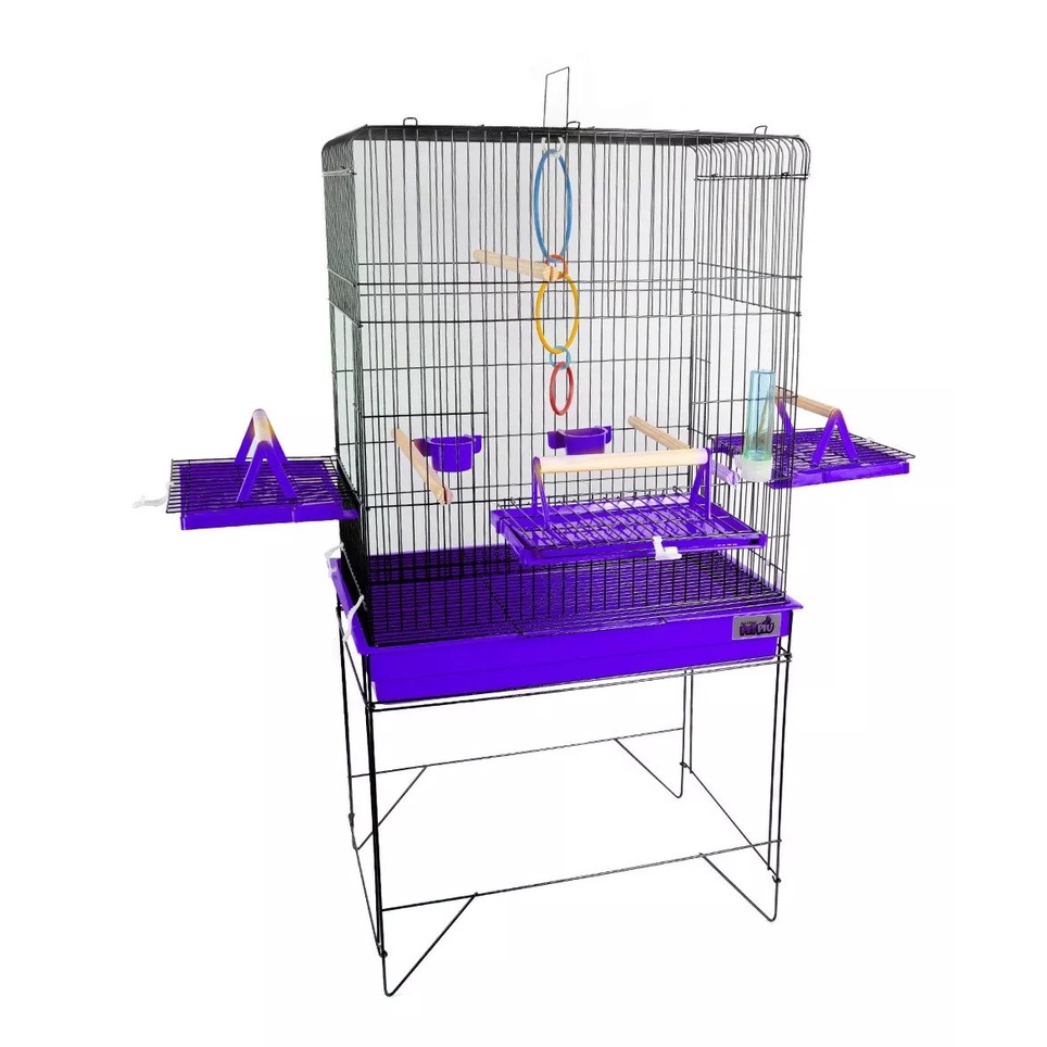 VIVEIRO GAIOLA CALOPSITA PASSÁROS AVES TRIPLEX CONFORT JEL PLAST