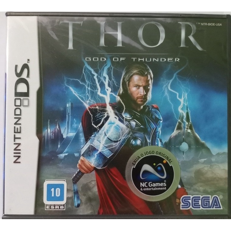 Thor God of Thunder - Jogo Novo em Midia Fisica Original e Lacrado - Nintendo DS