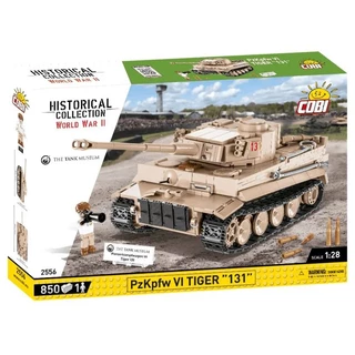 Tanque de Guerra Alemão PzKpfw VI Tiger 131 - Blocos de Montar 850 Peças - World War II - COBI